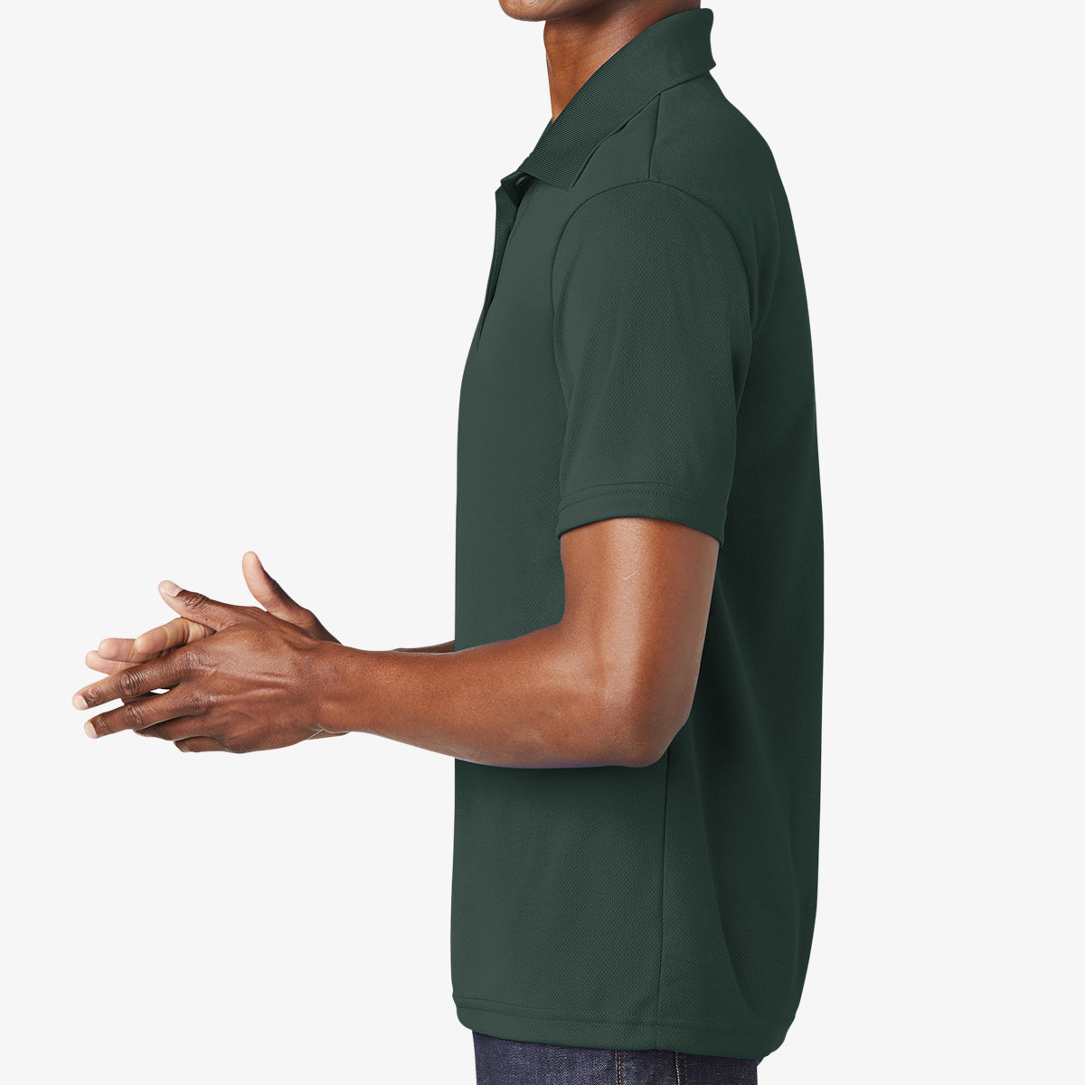 Men PosiCharge Racer Mesh Polo Shirt