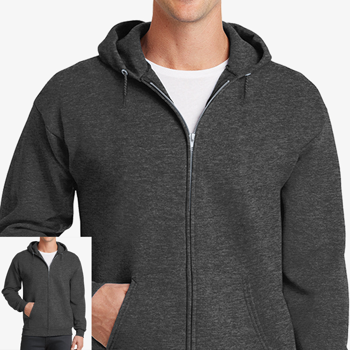 Men Zip Hoodie
