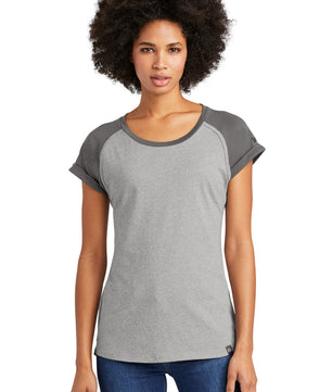 New Era  ®  Women's Heritage Blend Varsity Tee. LNEA107