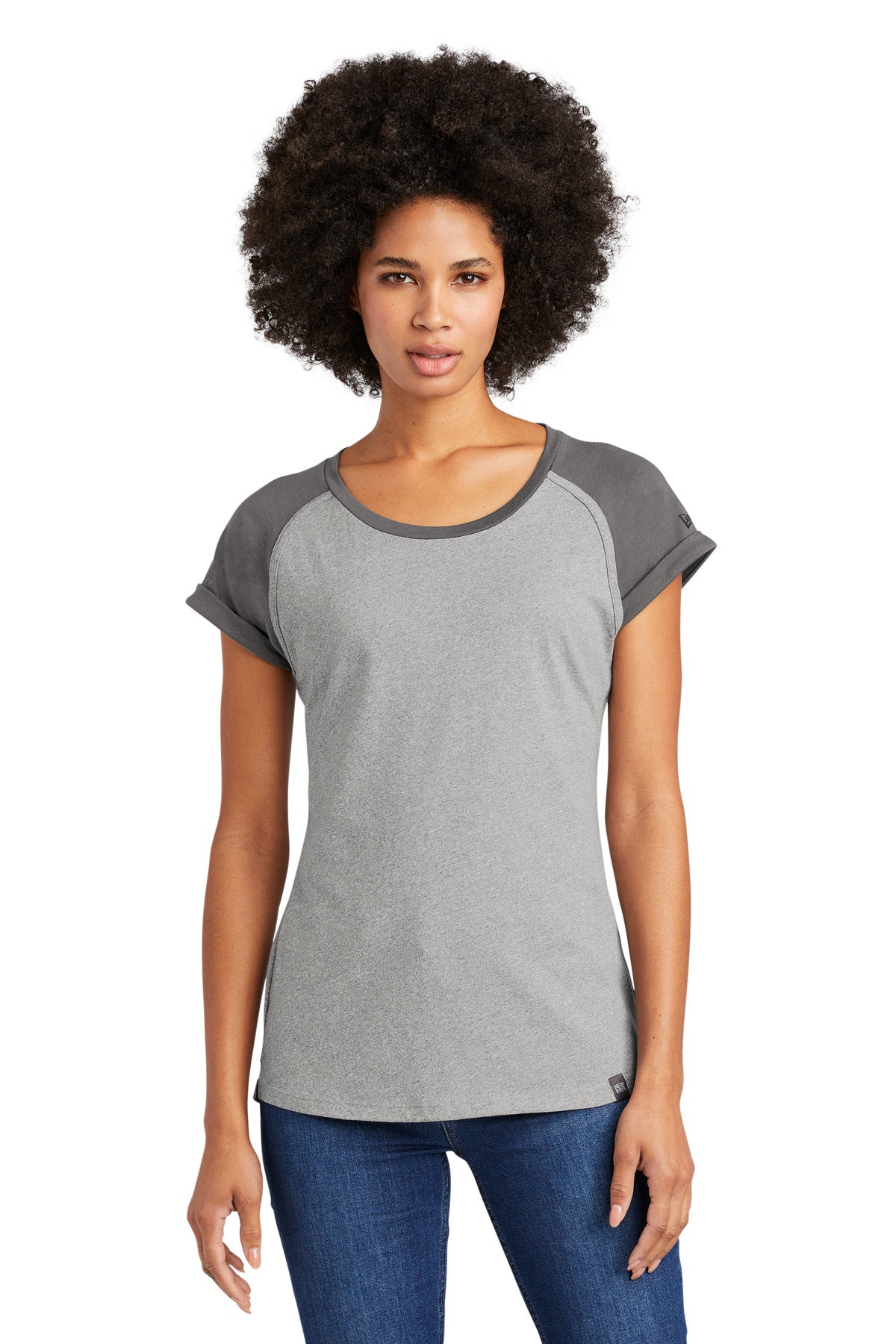 New Era  ®  Women's Heritage Blend Varsity Tee. LNEA107