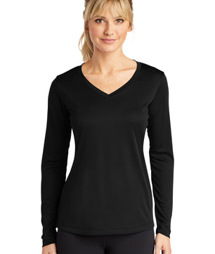 Sport-Tek ®  Women's Long Sleeve PosiCharge ®  Competitor™ V-Neck Tee. LST353LS
