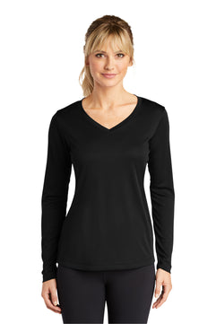 Sport-Tek ®  Women's Long Sleeve PosiCharge ®  Competitor™ V-Neck Tee. LST353LS