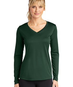Sport-Tek ®  Women's Long Sleeve PosiCharge ®  Competitor™ V-Neck Tee. LST353LS