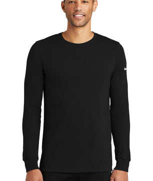 Nike Dri-FIT Cotton/Poly Long Sleeve Tee. NKBQ5230