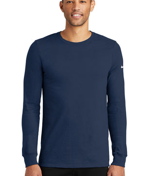 Nike Dri-FIT Cotton/Poly Long Sleeve Tee. NKBQ5230