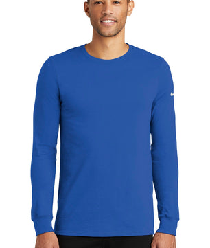 Nike Dri-FIT Cotton/Poly Long Sleeve Tee. NKBQ5230