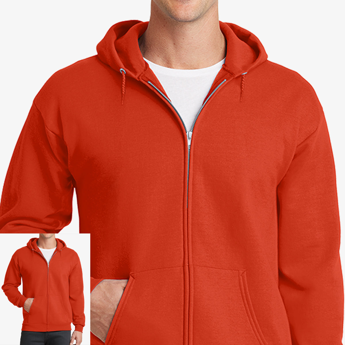 Men Zip Hoodie