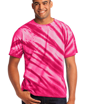 Port & Company ®  - Tiger Stripe Tie-Dye Tee. PC148