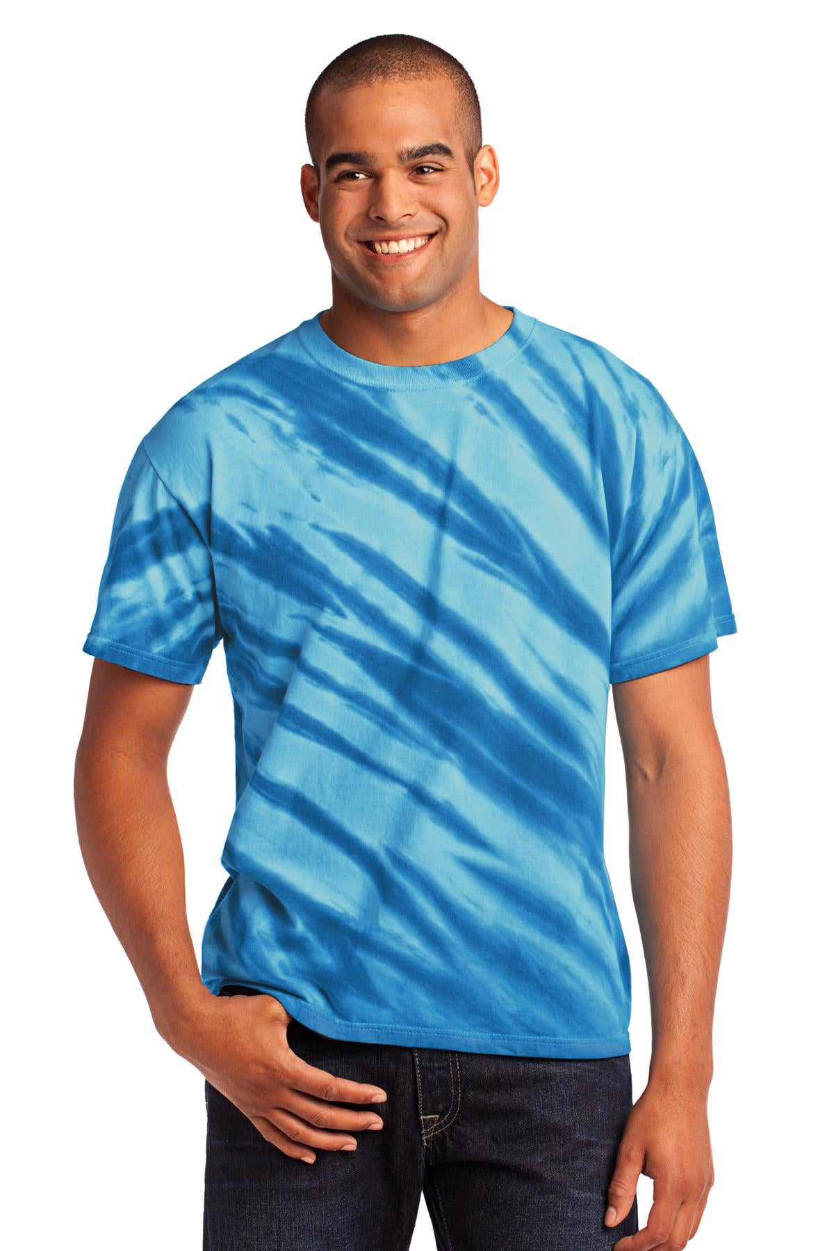 Port & Company ®  - Tiger Stripe Tie-Dye Tee. PC148