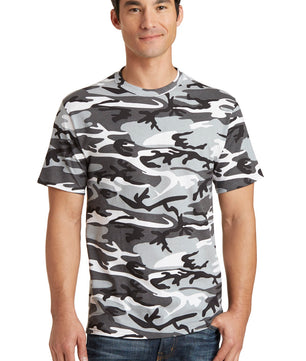 Port & Company ®  Core Cotton Camo Tee.  PC54C
