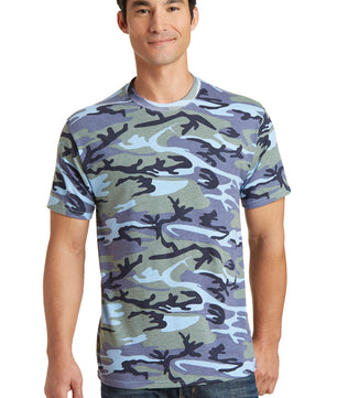 Port & Company ®  Core Cotton Camo Tee.  PC54C
