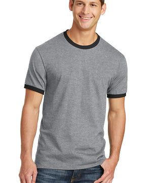 Port & Company ®  Core Cotton Ringer Tee.  PC54R