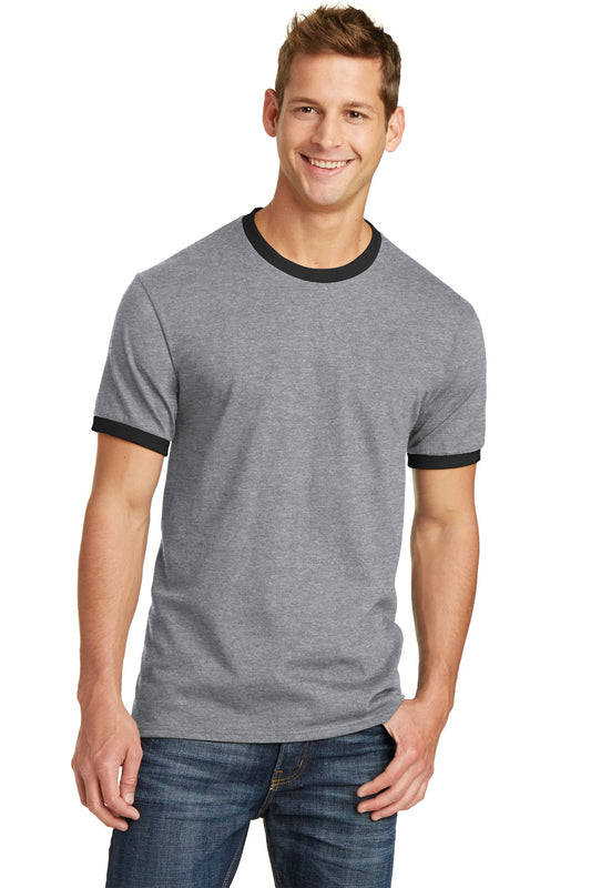 Port & Company ®  Core Cotton Ringer Tee.  PC54R