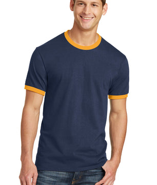 Port & Company ®  Core Cotton Ringer Tee.  PC54R
