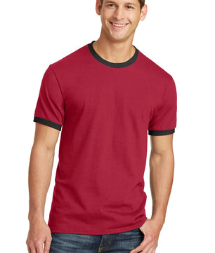 Port & Company ®  Core Cotton Ringer Tee.  PC54R