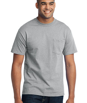 Port & Company ®  Tall Core Blend Pocket Tee. PC55PT