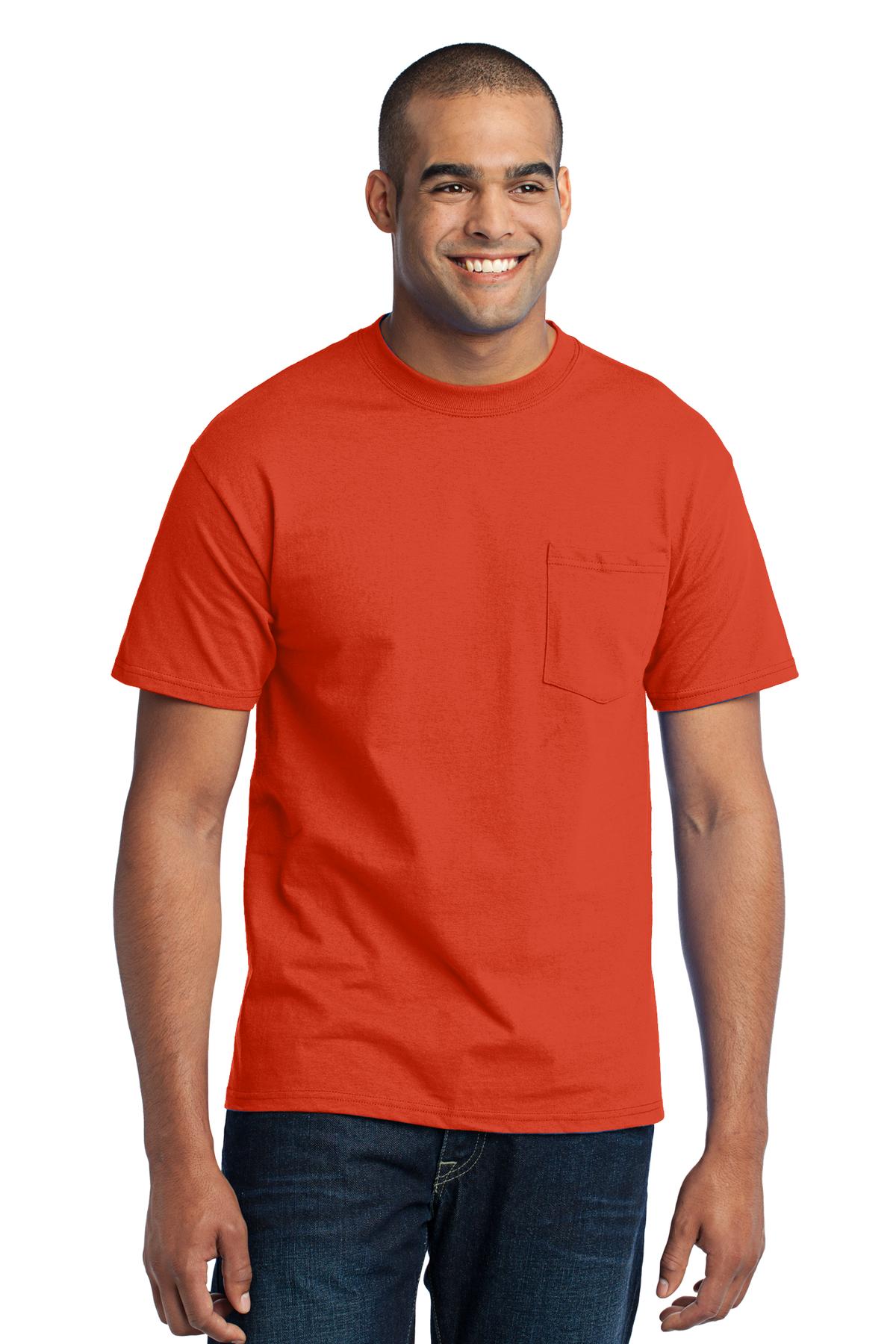 Port & Company ®  Tall Core Blend Pocket Tee. PC55PT