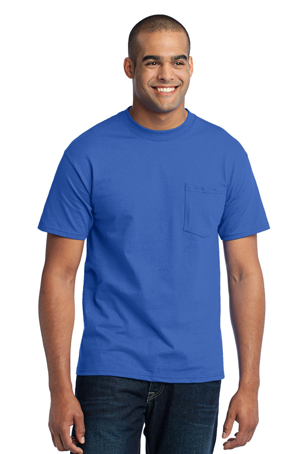 Port & Company ®  Tall Core Blend Pocket Tee. PC55PT