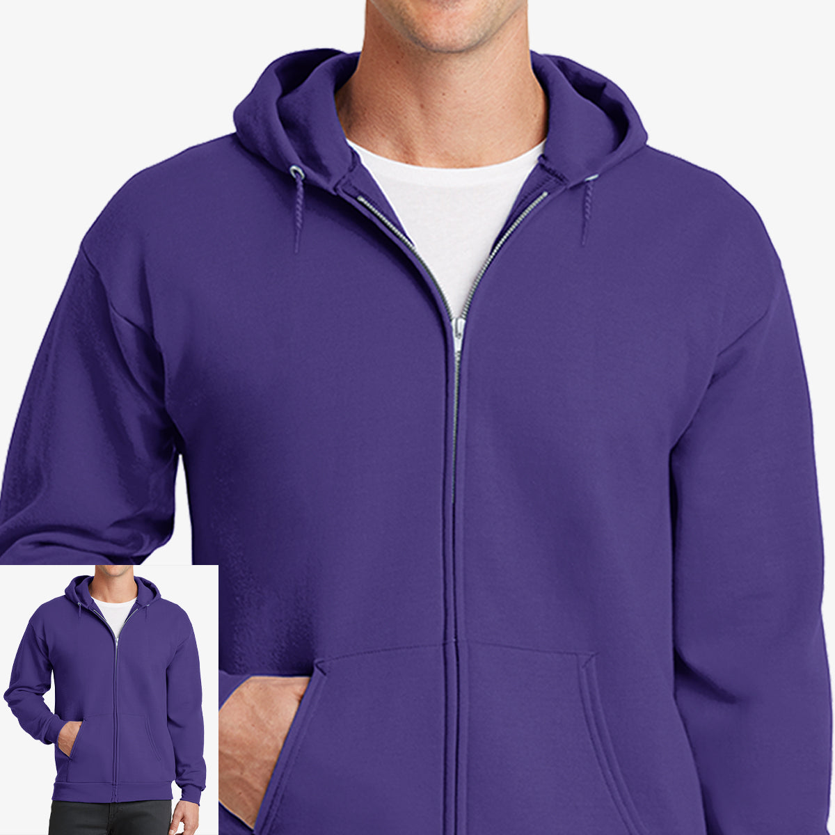 Men Zip Hoodie