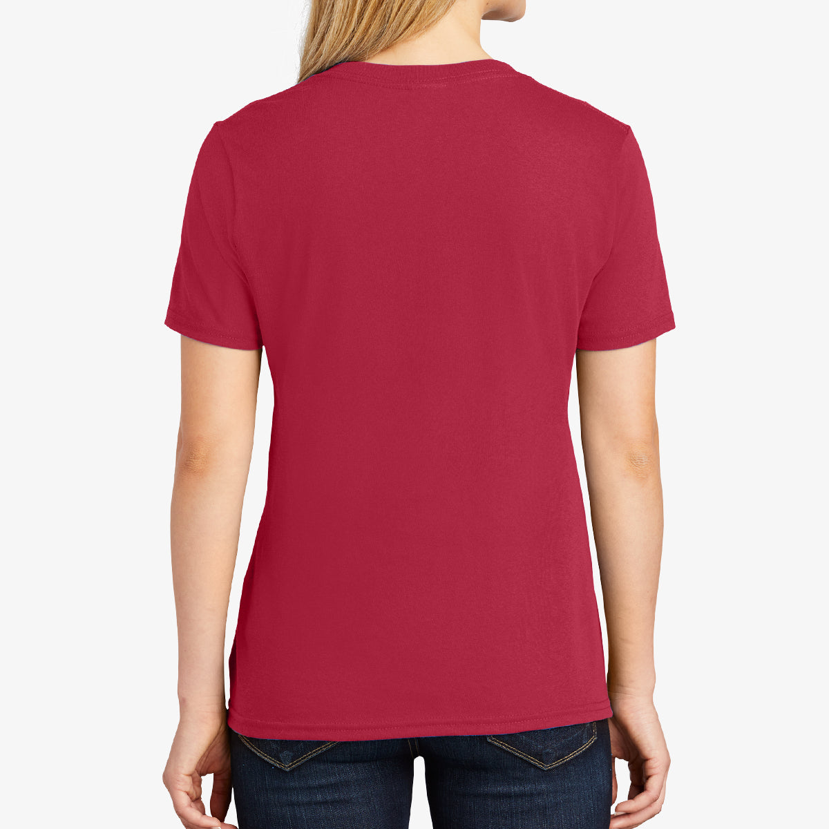 Women Core Cotton V-Neck Tee