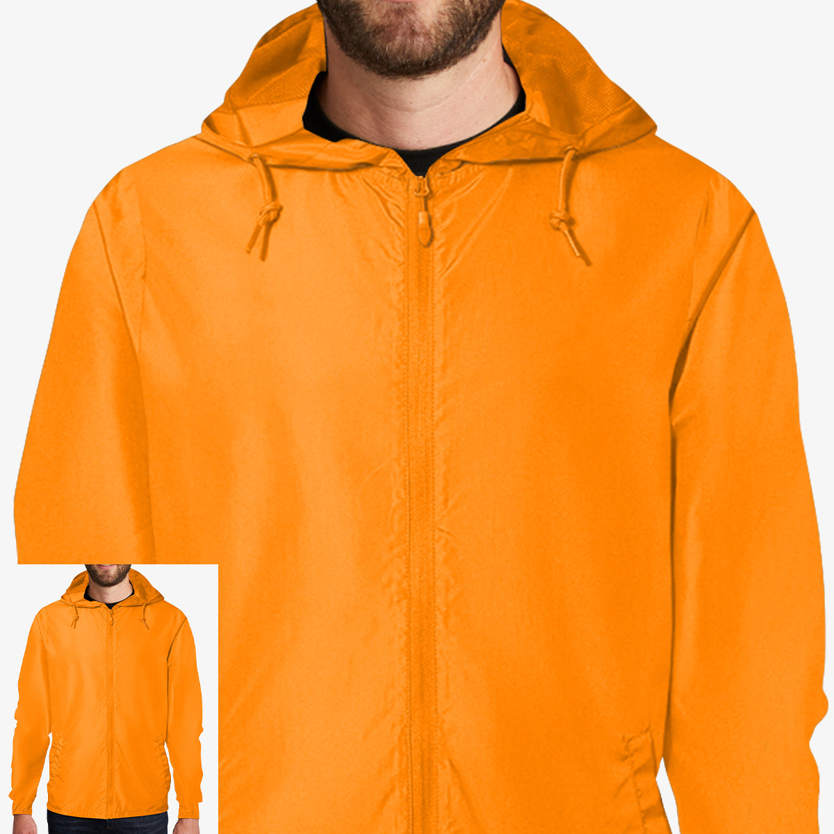 Men Windbreaker Full-Zip Jacket