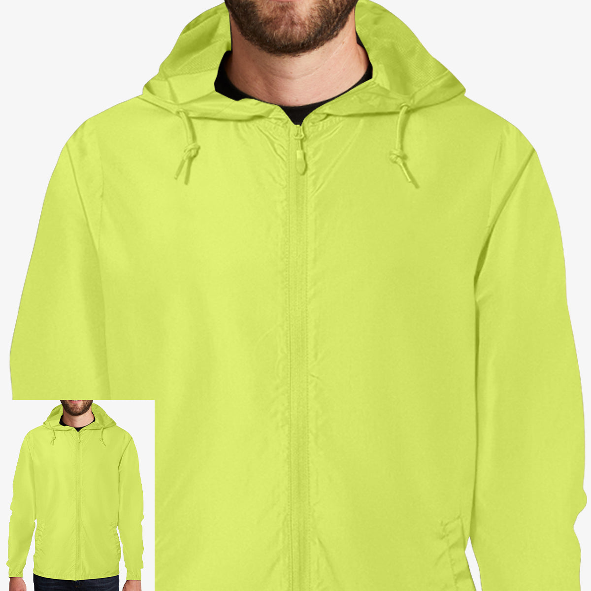 Men Windbreaker Full-Zip Jacket