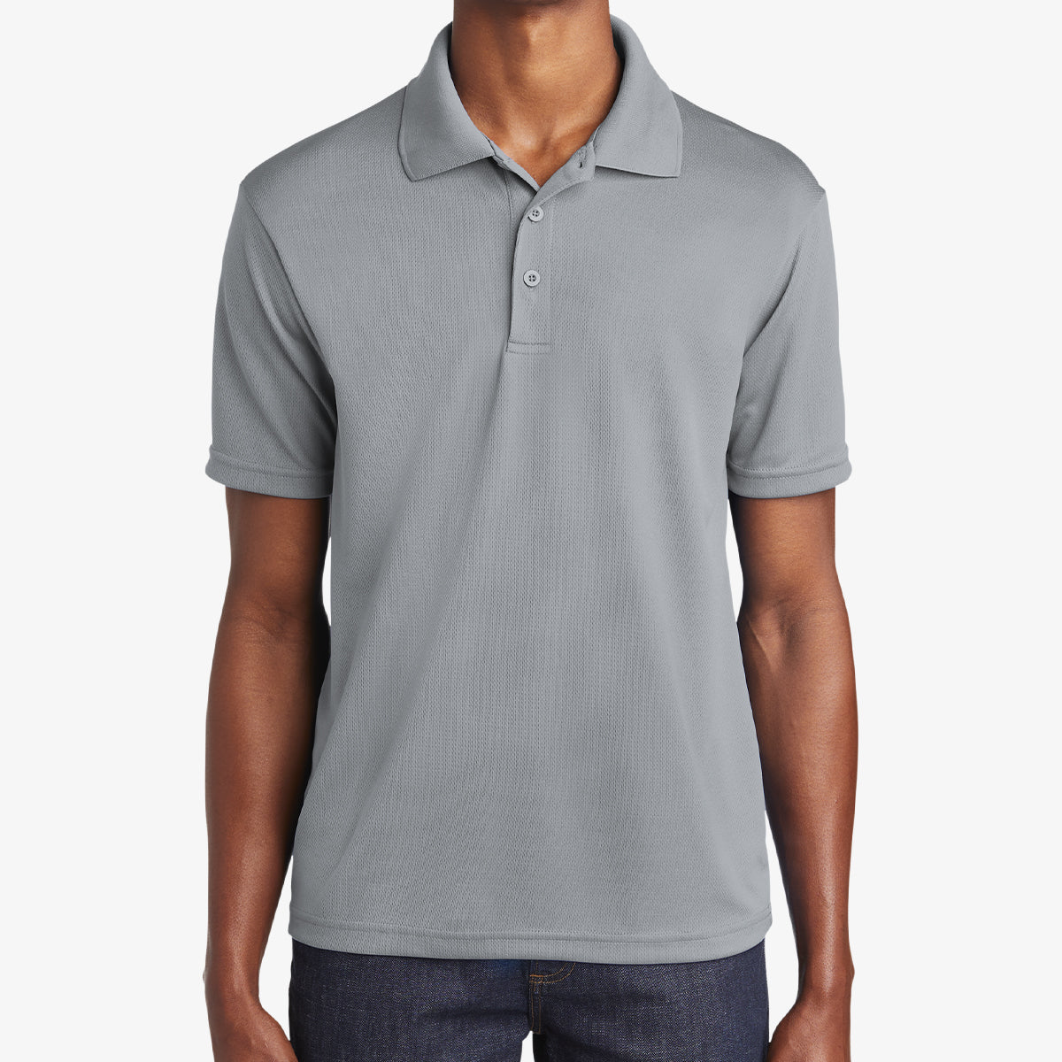 Men PosiCharge Racer Mesh Polo Shirt