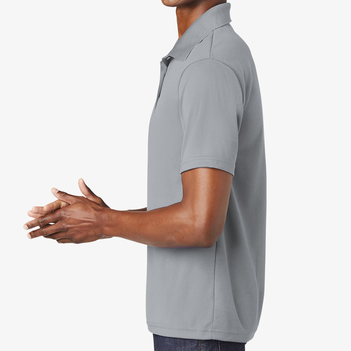 Men PosiCharge Racer Mesh Polo Shirt