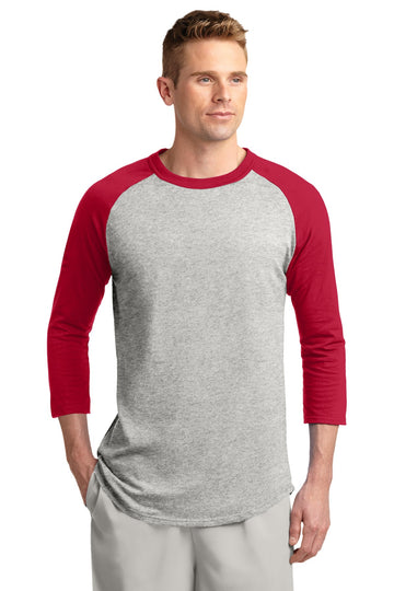 Heather Grey/ Red