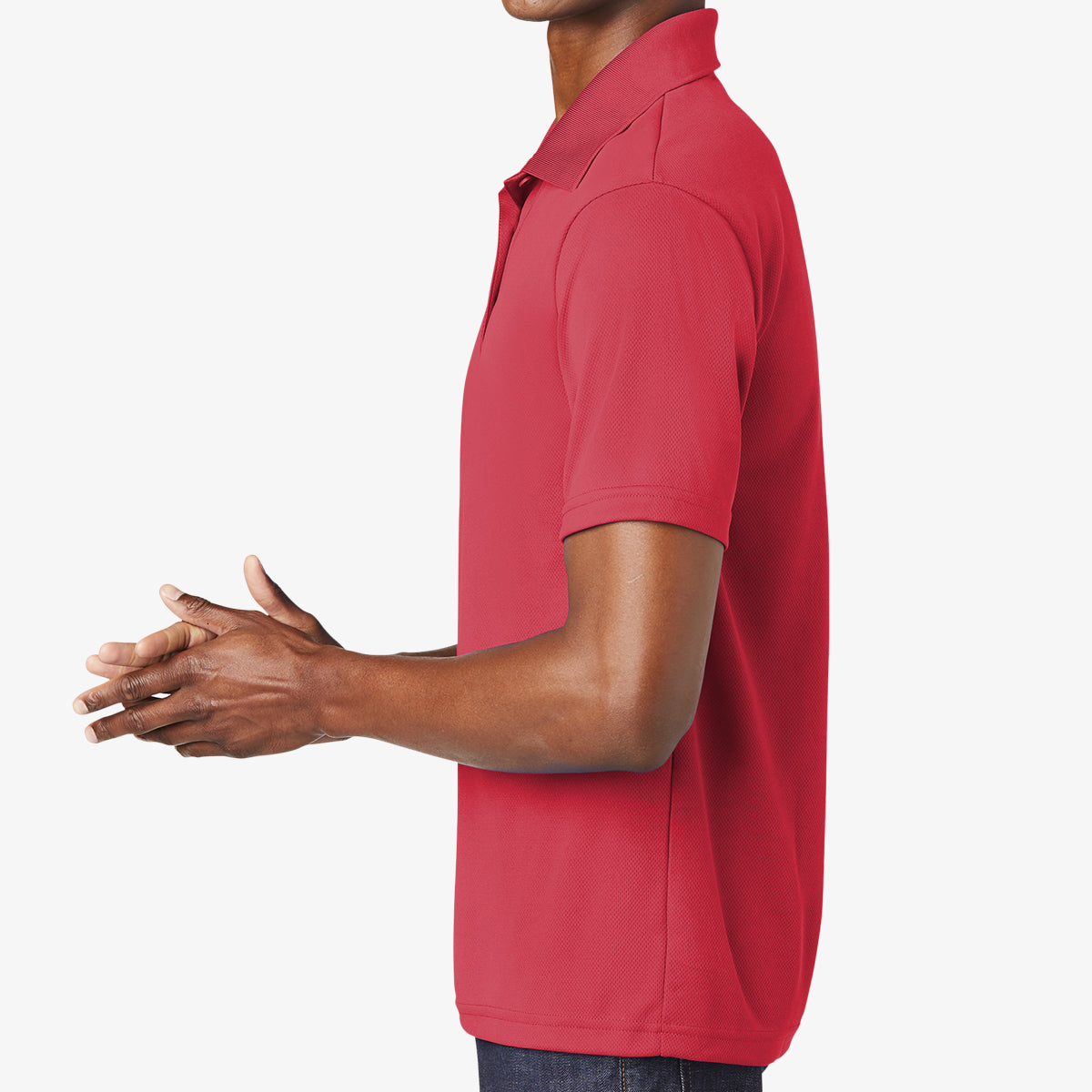 Men PosiCharge Racer Mesh Polo Shirt