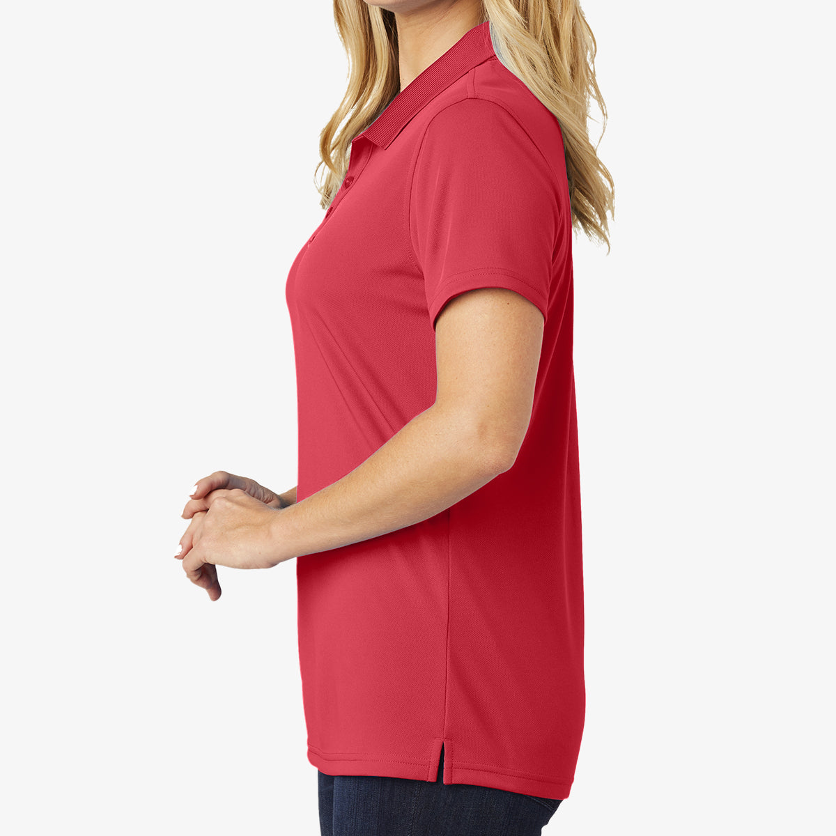 Women PosiCharge Racermesh Polo Shirt