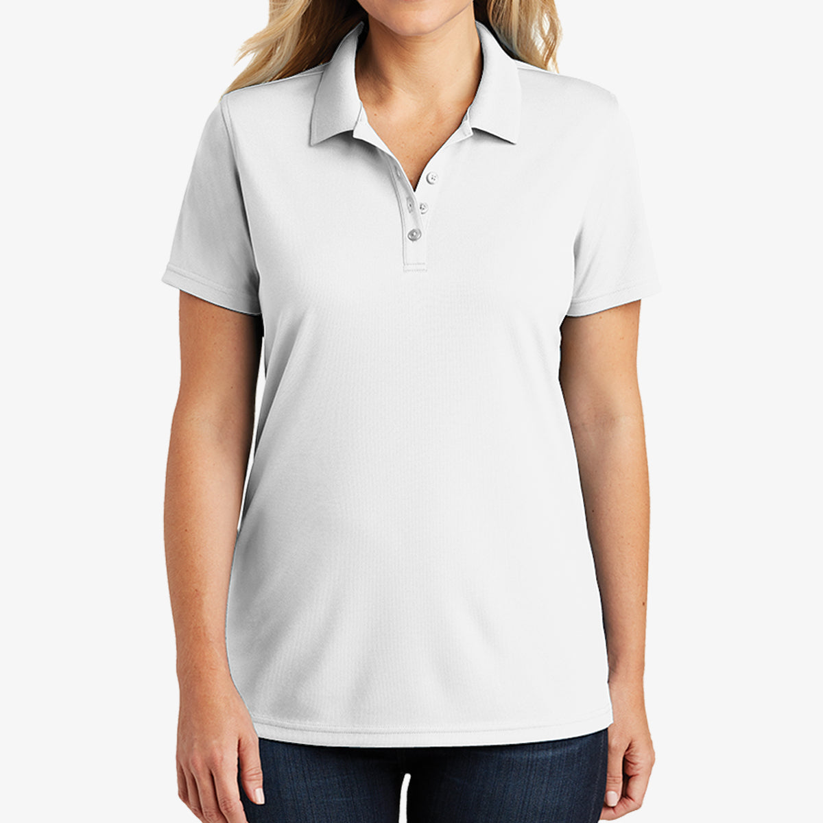 Women PosiCharge Racermesh Polo Shirt
