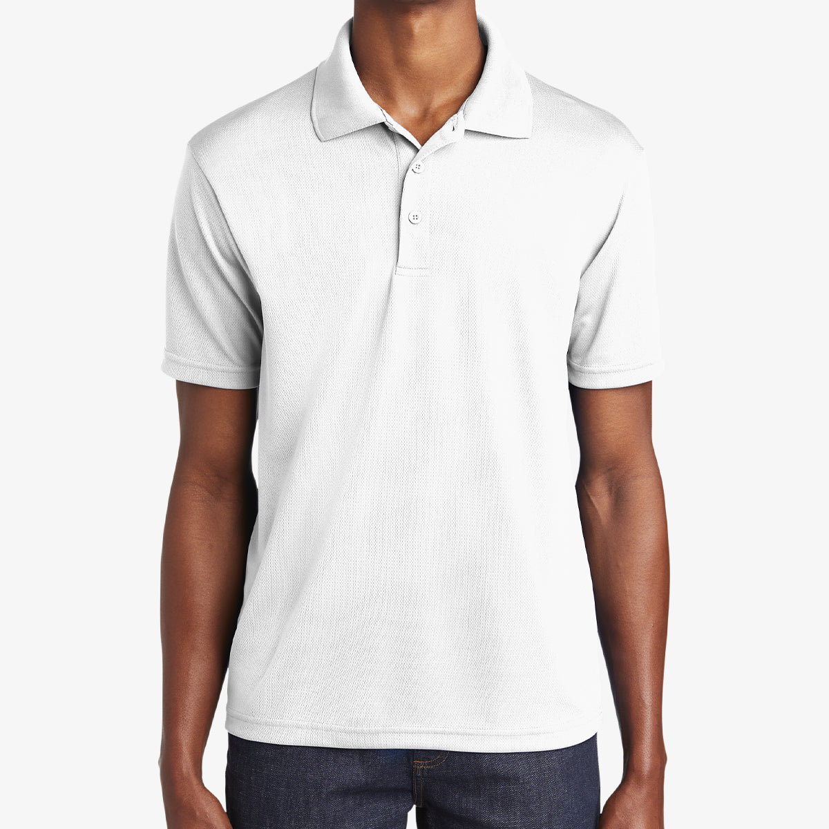 Men PosiCharge Racer Mesh Polo Shirt