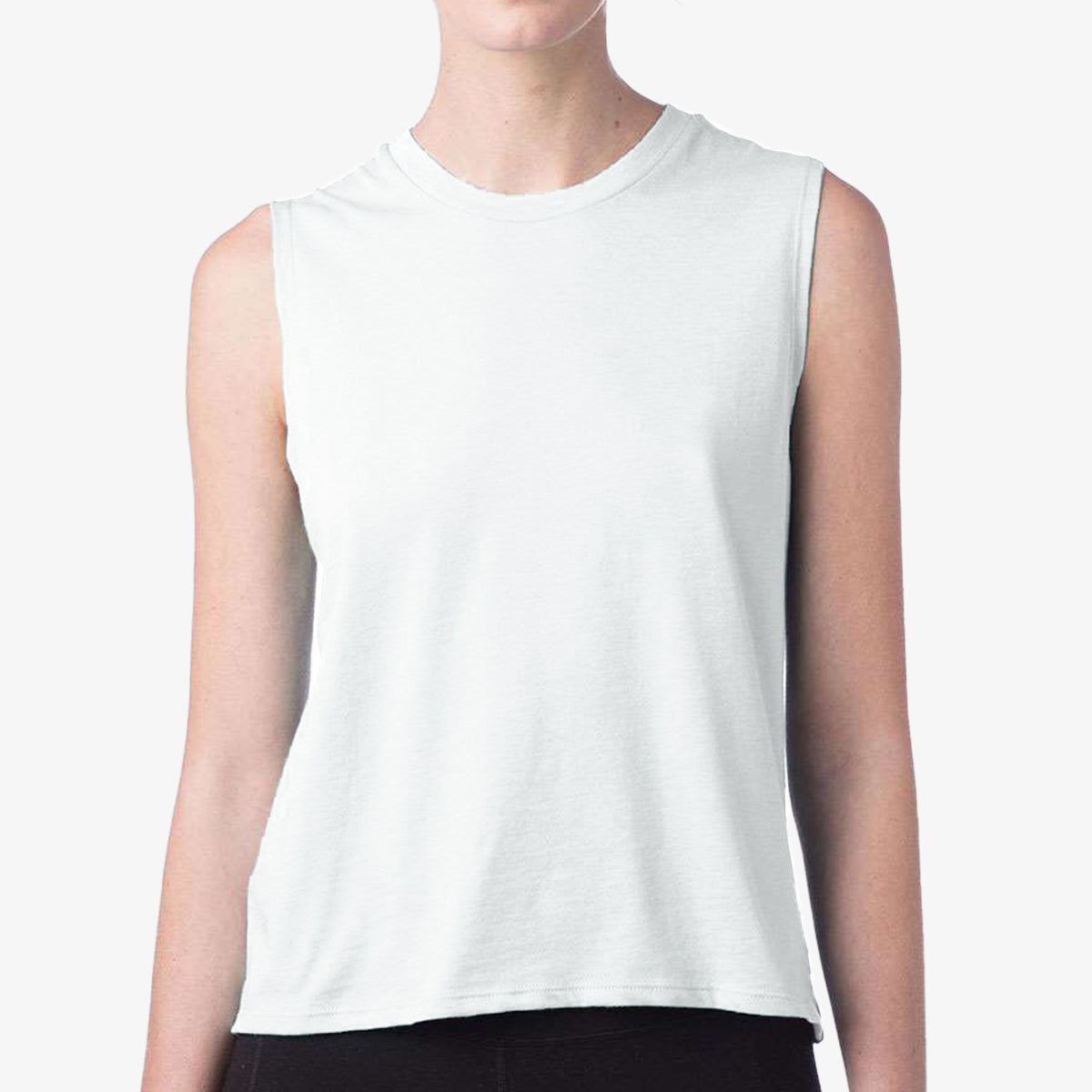 1174 Jersey Go-To Crop Muscle Tank